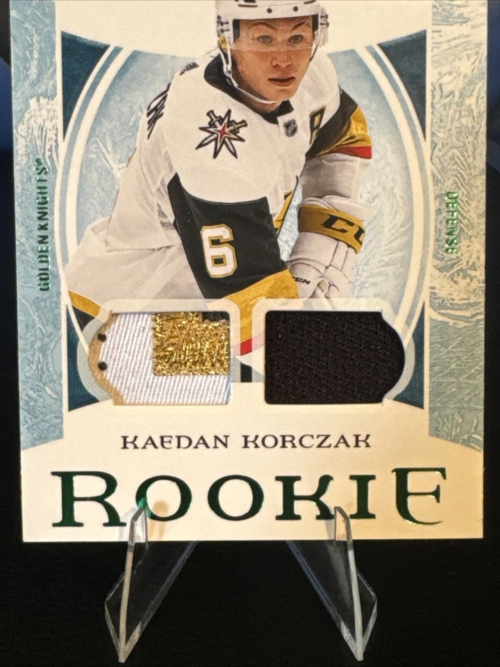 2022-23 Upper Deck Artifacts Kaedan Korczak Rookie Memorabilia /99 #197 Vegas GK - Image 2 of 4