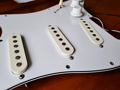Loaded Strat Style Pickguard. Vintage Pickups Squier (Jr.2000).