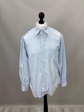 Mens shirt Yves Saint Laurent Size 16 1/2 42 Color Blue Duties Paid USA