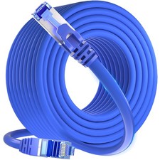 Cat 6 Ethernet Cable 50ft, Outdoor Indoor FTP Shielded Ethernet Cable, 23AWG