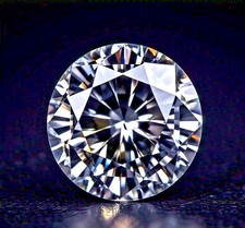 5CT Round Cut Natural D Color Lab Grown CVD Diamond VVS1 Loose Certified Stone