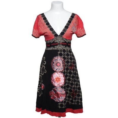 Desigual, Kleid, Größe: 32, 41V2095, Schwarz/Rot/Mehrfarbig #wjB