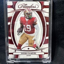 49ers Red Ruby!  2022 Panini Flawless Deebo Samuel #63 16/20.  WOW! BEAUTIFUL!