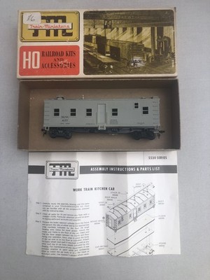 Zug Miniatur 5531 HO 40  funktioniert Wartung des Weges Küchenwagen MW427 grau GC