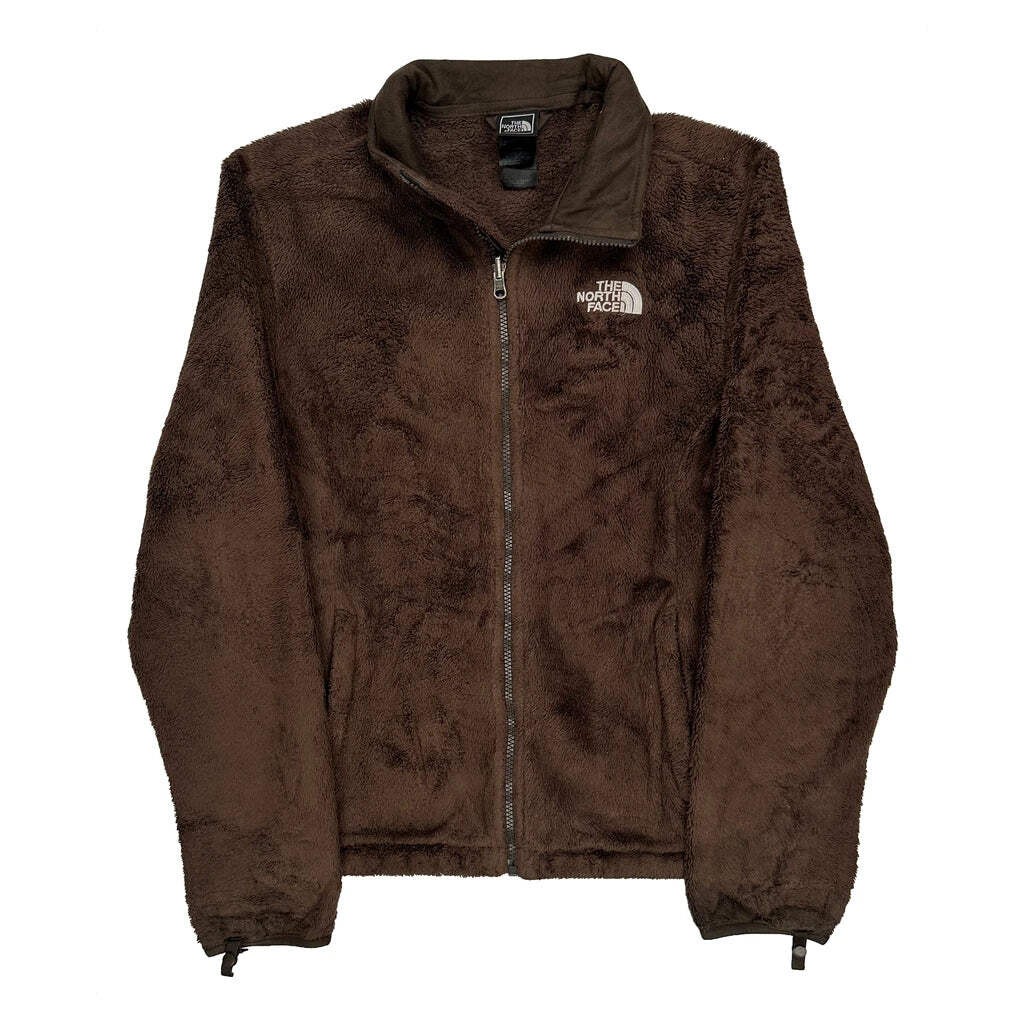 The North Face Fleece Jacket - Large Brown Polyester