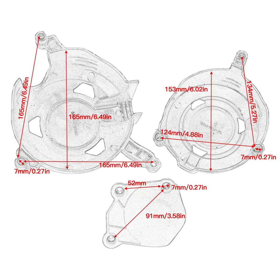 Engine Crash Slider Protector Case Cover For Triumph Trident 660 Tiger Sport 660 - Image 2 of 4