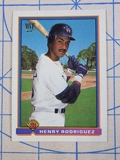 1991 Bowman #185 Henry Rodriguez Card - Los Angeles Dodgers