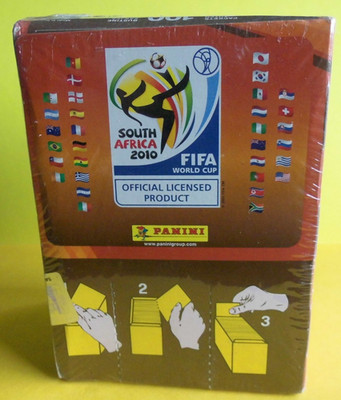 Panini WM 2010 South Africa 500 Sticker 1 x Box Display 100 Tüten OVP Neu Top