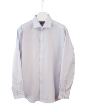 NWOT Michael Kors Slim Fit Stretch Dress Shirt Light Blue 16 32/33 Spread Collar