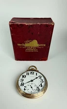 1918 Illinois Bunn Special Pocket Watch 16s 21J RR Grade – Runs