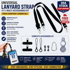 2 Pack Phone Lanyard Crossbody Wrist Strap, Universal Cell Phone Multifuctional
