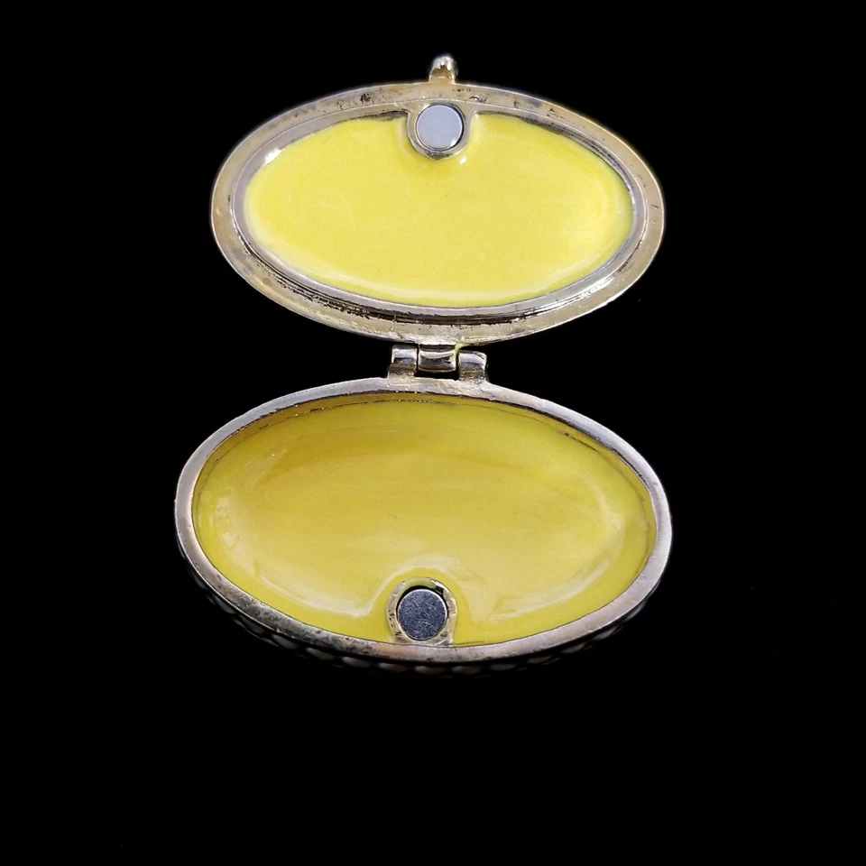 MONET Sleeping Cat HINGED Enamel Trinket Box - Image 4 of 4