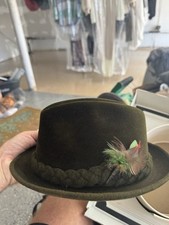 Stetson Men's Fedora Hat NEW Size 6 7/8 Comes In Original Box Which Is Old