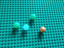 LEGO  Bionicle Zamor Sphere (Ball) transparent-orange sowie 3 weitere Bälle