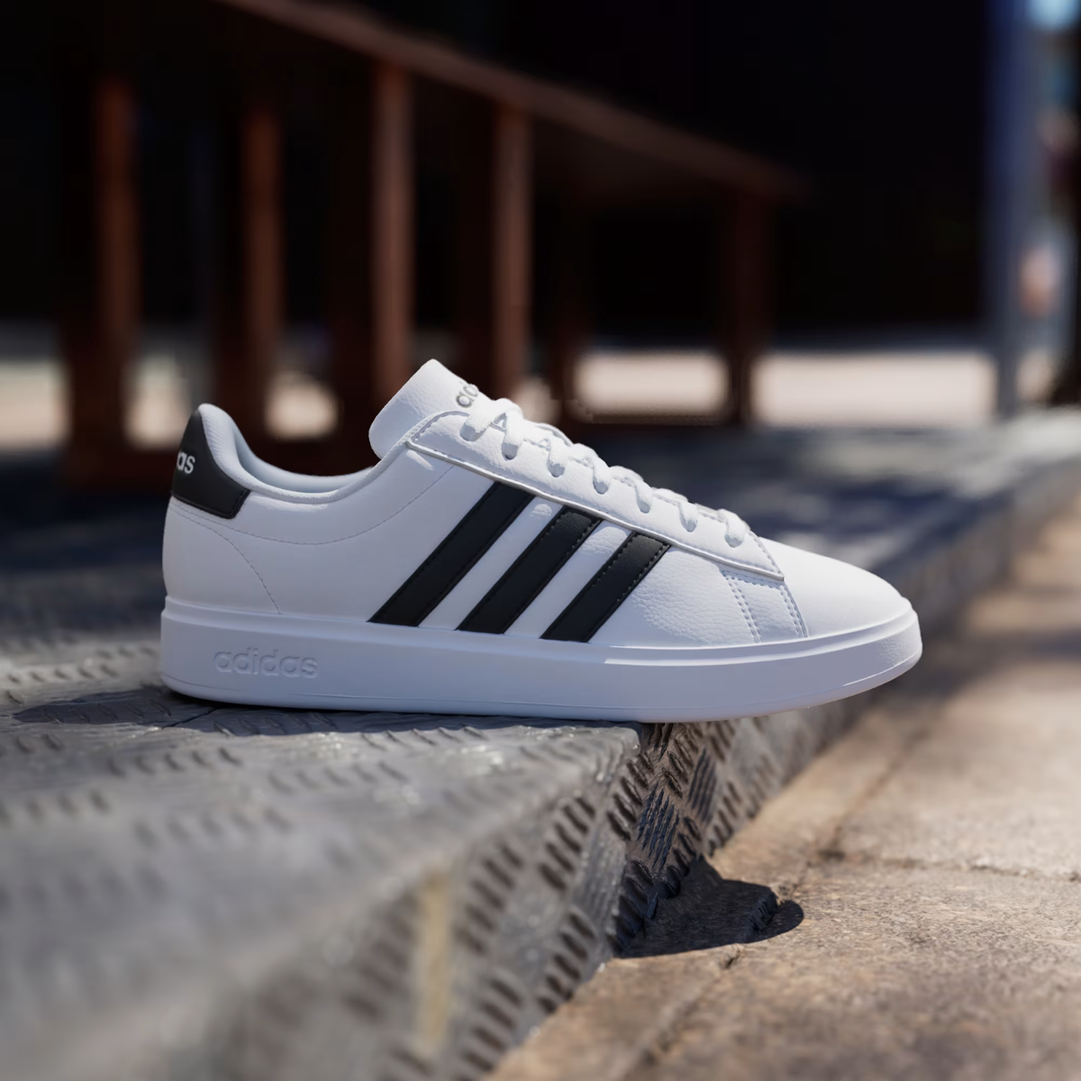 Adidas Women's Grand Court 'White Black' Shoes GW9214 | eBay