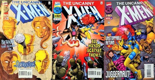 THE UNCANNY X-MEN 10 Comic Lot Run #330-339, 1st App Oxymandius & Bastion - Bild 4 von 17