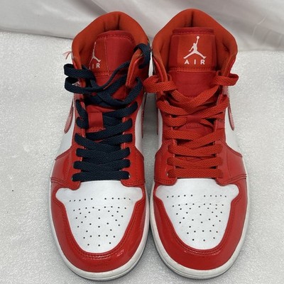 Nike Air Jordan 1 Mid SE Barcelona Sweater Chile Red White  display picture 2