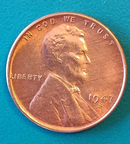 1947-S Lincoln Wheat Cent Uncirculated Nice Coin See Pics