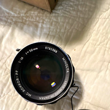 Minolta Rokkor-PF MC 58mm f/1.4 Manual Focus ...