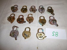 1x Schloß Schloss Bügelschloss Vorhängeschloss Sicherheits ex Bundeswehr (S)