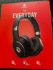 Raycon Everyday Black Wireless Bluetooth Over Ear Headphones Noise Cancelling