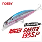 NOEBY Slow Sinking Minnow Water Jerk Bait Fishing Tackle Hard Lure 135mm 30g