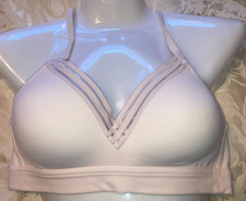 Athleta Sports Bra Size Small Pink Racerback Powervita Light Support Pullover