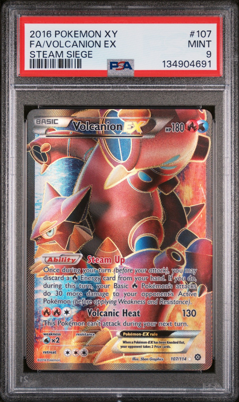 Volcanion EX #107