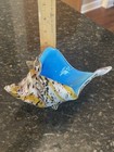 Hand Blown Glass Sculpted Seashell Murano Glass Figurine Blue — photo 10