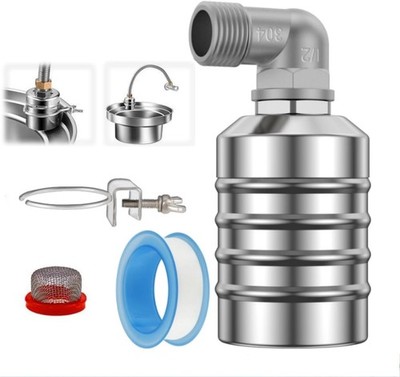 Automatic Float Valve,1/2'' to 3/4'' Water Float Valve 304 Stainless Steel Fully 