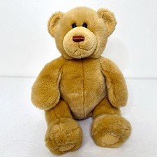Vintage Animal Alley Plush Bear 12  Sitting Honey Brown 2000 Toys R Us
