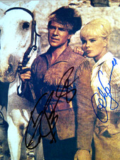 GÖTZ GEORGE ( ) & ELKE SOMMER original signi...