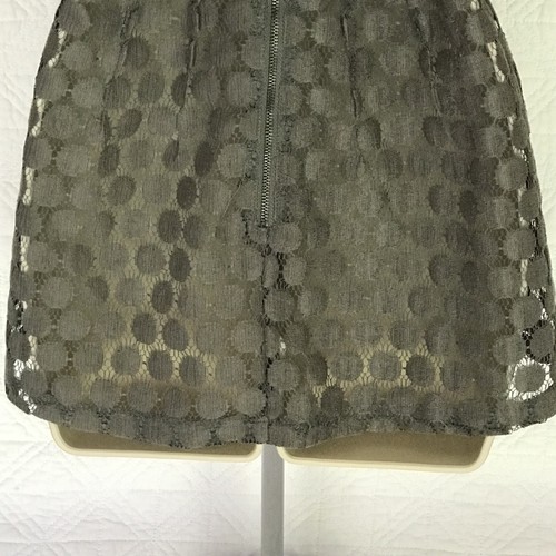 Plenty Tracy Reese Top Gr. 6 Laser geschnitten transparent Gürtel Cover Up Blumenmuster grau - Bild 11 von 12