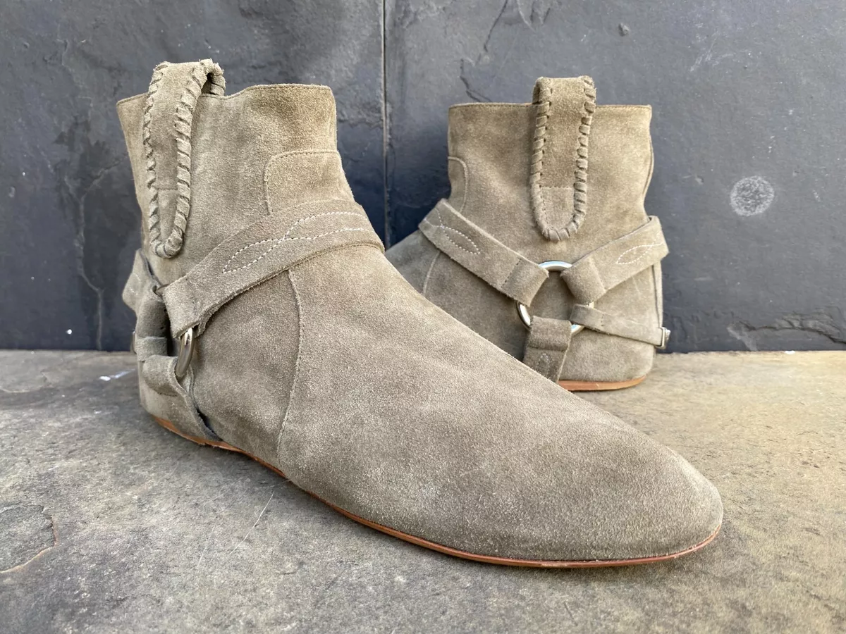 ISABEL MARANT Raelyn Ralf Brown Suede Harness Ankle Boots Booties