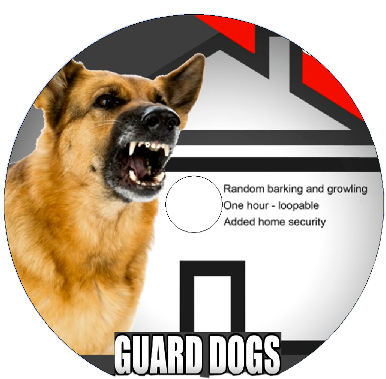 Home Security Guard Dogs Random Barking and Growling Dog Sounds MP3 CD eBay