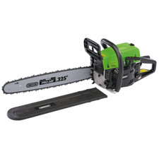 Petrol Chainsaw, Heavy-Duty, 500mm, 2 Stroke 52cc 80106 Draper 