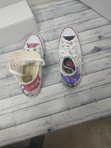 Women's Converse All Star Chuck Taylor Floral Designer Size 7 - Picture 4 of 8