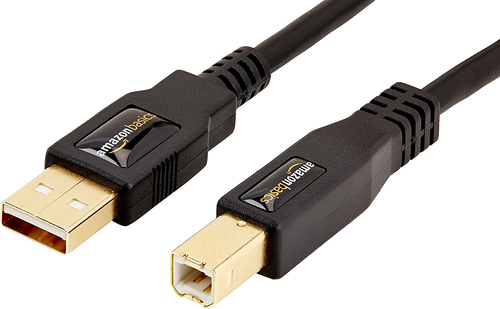 Amazon Basics USB 2.0 Printer Type Cable A-Male to B-Male  16 Feet - Picture 1 of 1