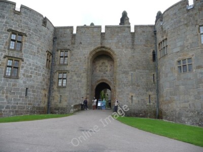 Photo 6x4 Chirk Castle main entrance Bronygarth Guarded by a medieval pik c2010