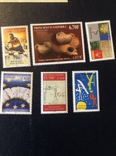 lot timbre poste neuf andorre francais année 2000