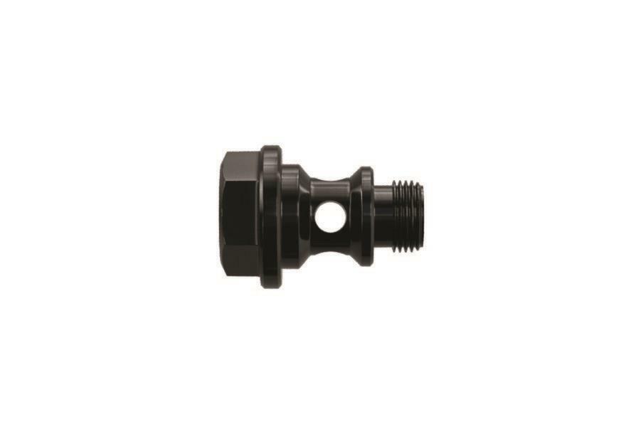 Goodridge Banjo Bolt AN06 AN -06 Suitable For Dellorto With Crush Washers Black