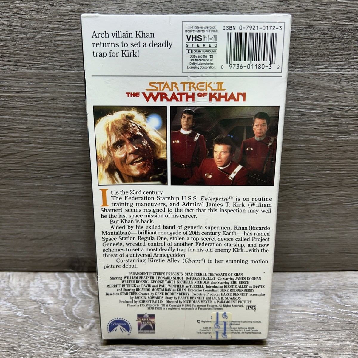Star Trek II: The Wrath of Khan (VHS) for sale online | eBay