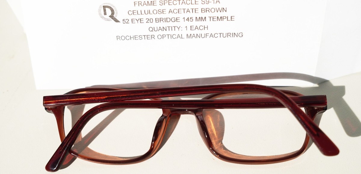 New Rochester Romco S9-1A Military Issue Eyeglass Frame 4 1/2 - 5