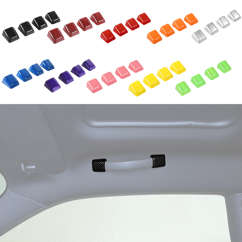 Interior Roof Bar Grab Handle Accessories Cover Trim for 2010+ Dodge Challenger