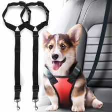1/2 PCS Dog Car Safety Seat Belt Restraint Harness Leash Travel Clip for Pet Cat