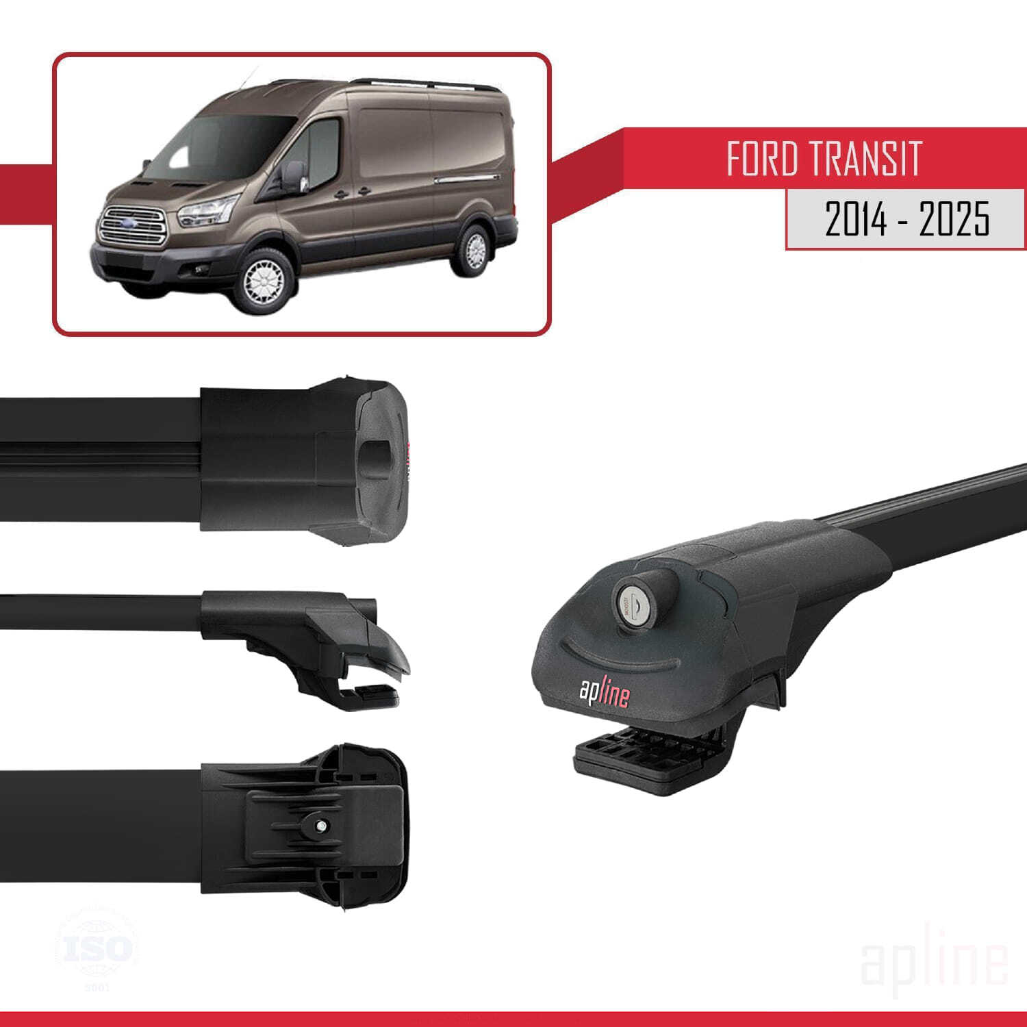 Barres de toit Ford Transit 2014-2025 solution manque de place utilitaire - 3