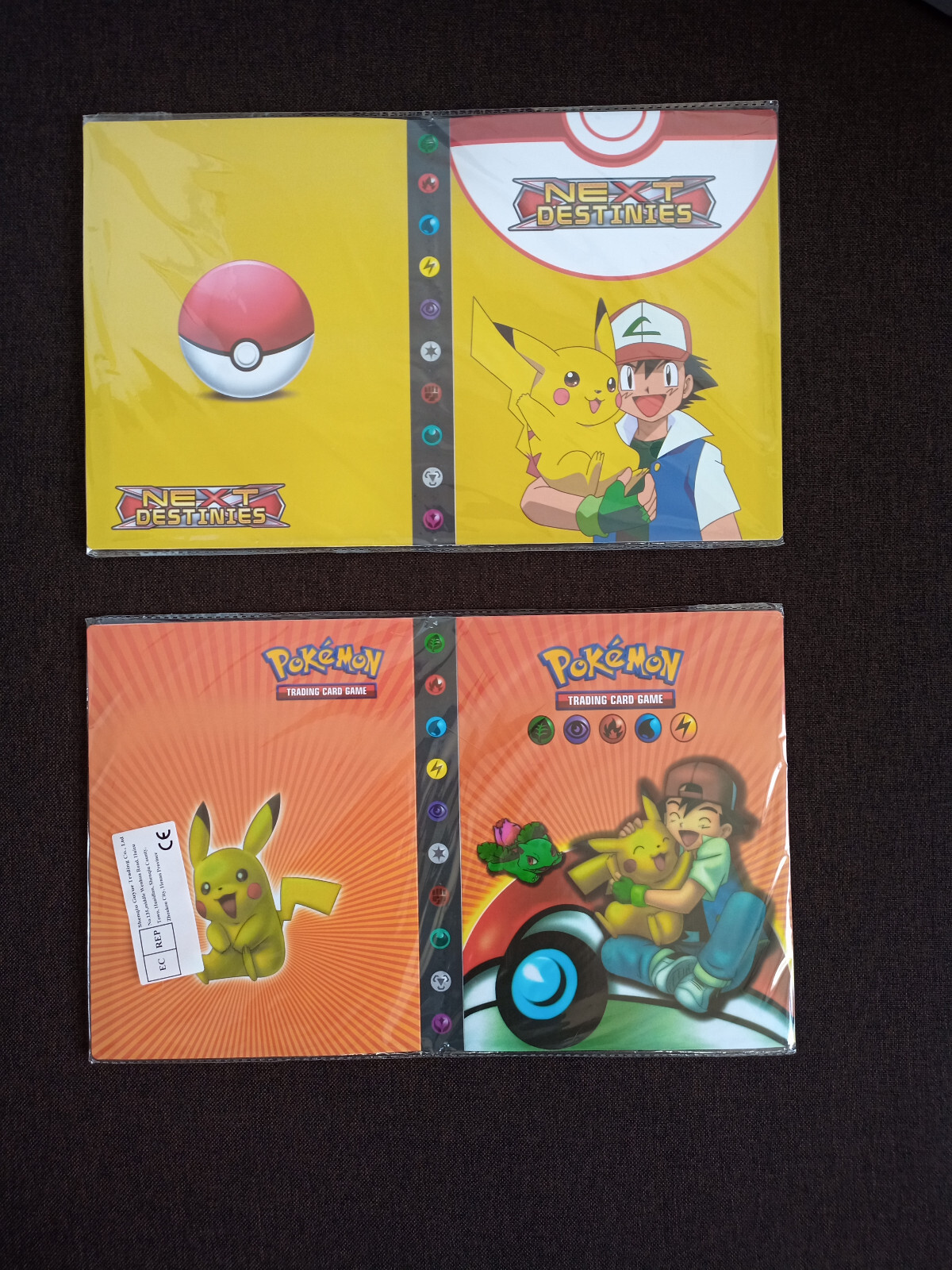  2 pokemon card albums brand new sealed