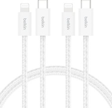 Image of Belkin 2-Pack Braided USB-C Cable with Connector 5ft - Soft, Flexible