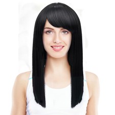 Women Long Straight Wigs Fashion Cosplay Costume Anime Hair Party Full Wigs