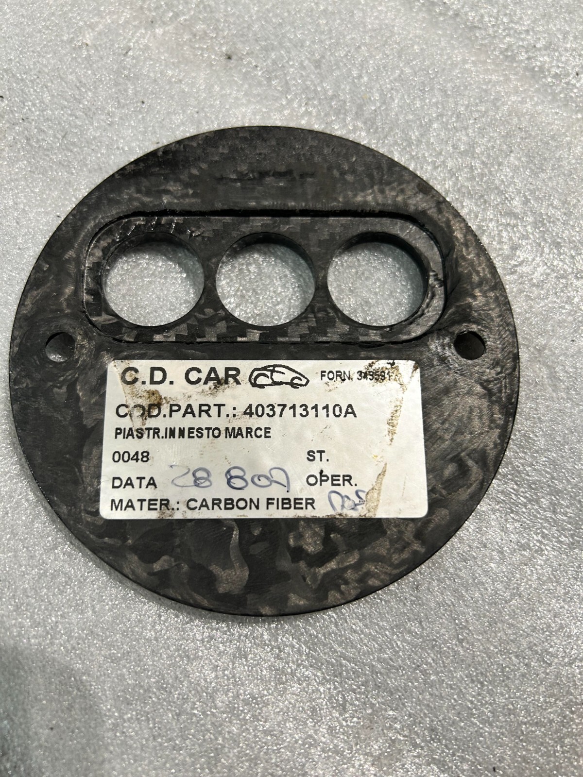 2004-2008 Lamborghini Gallardo E-Gear Control Switch W/ Carbon Fiber Bezel 